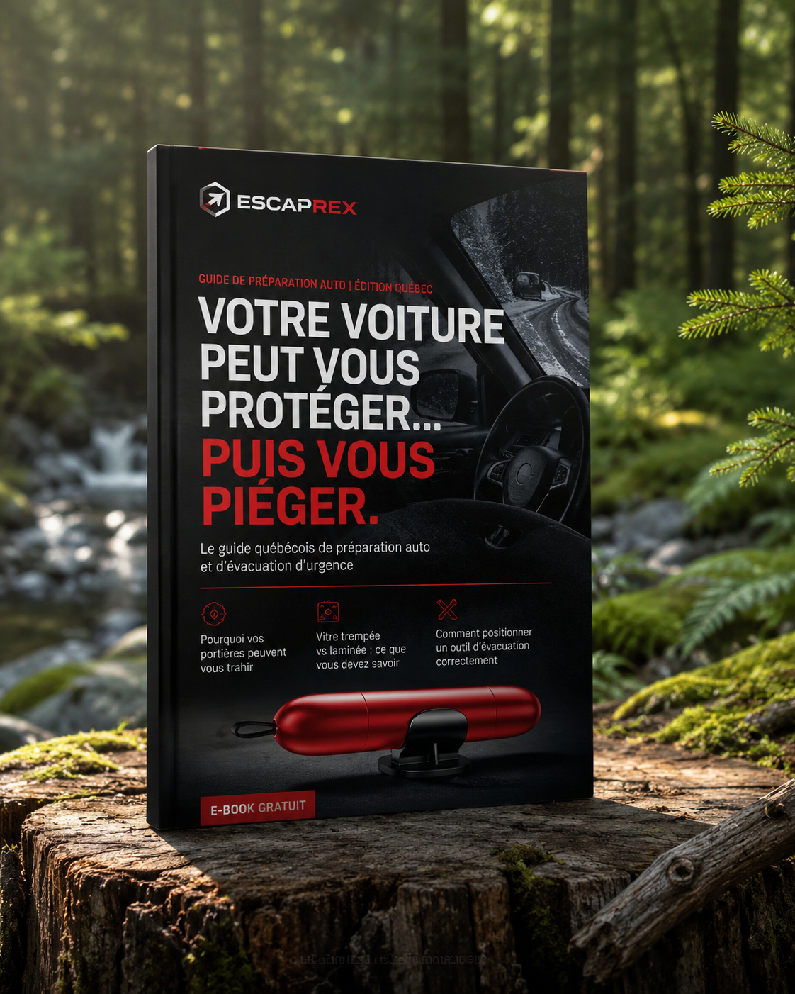 Escaprex™ - Votre voiture peut vous protéger… puis vous piéger